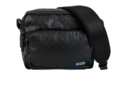 Messenger, £450, Handbags, Black, Canvas, Front view